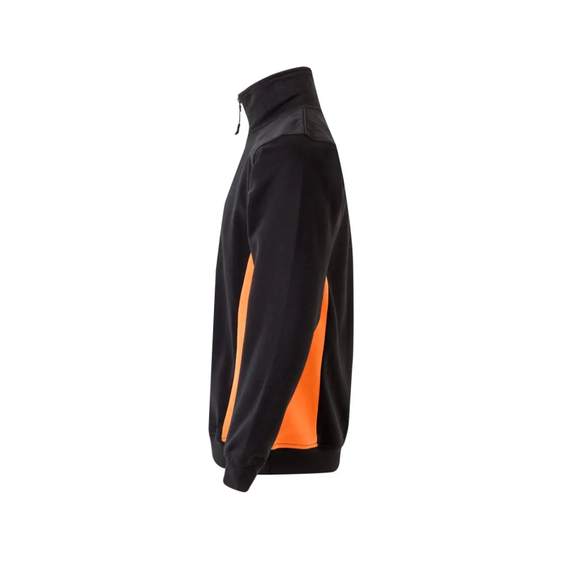 SUDADERA BICOLOR MEDIA CREMALLERA INDUSTRIA