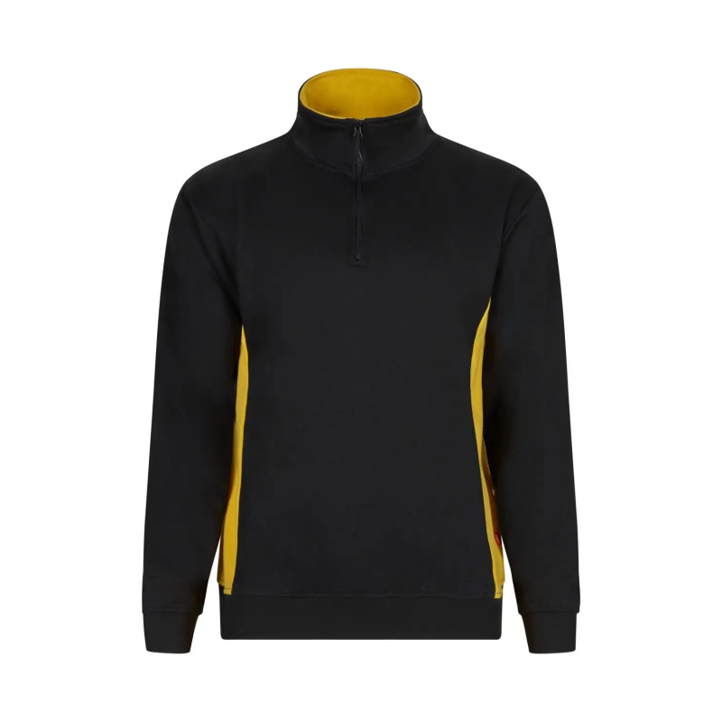 SUDADERA BICOLOR MEDIA CREMALLERA INDUSTRIA