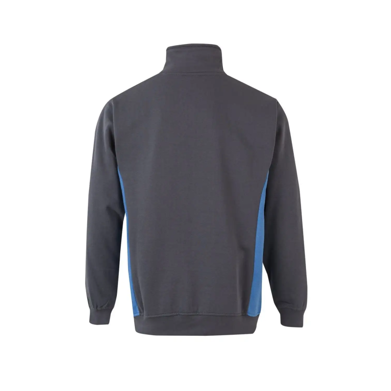 SUDADERA BICOLOR MEDIA CREMALLERA INDUSTRIA