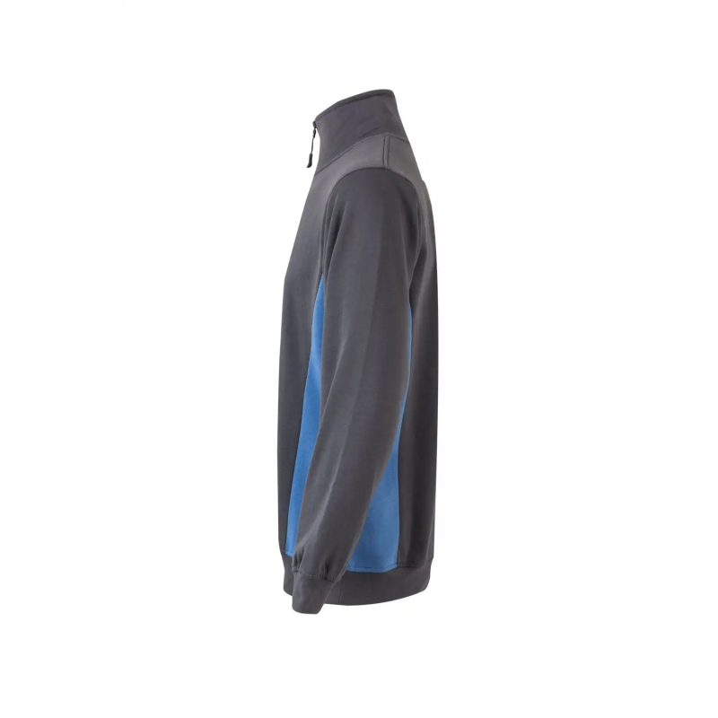 SUDADERA BICOLOR MEDIA CREMALLERA INDUSTRIA