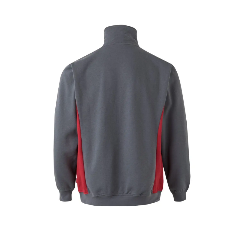 SUDADERA BICOLOR MEDIA CREMALLERA INDUSTRIA