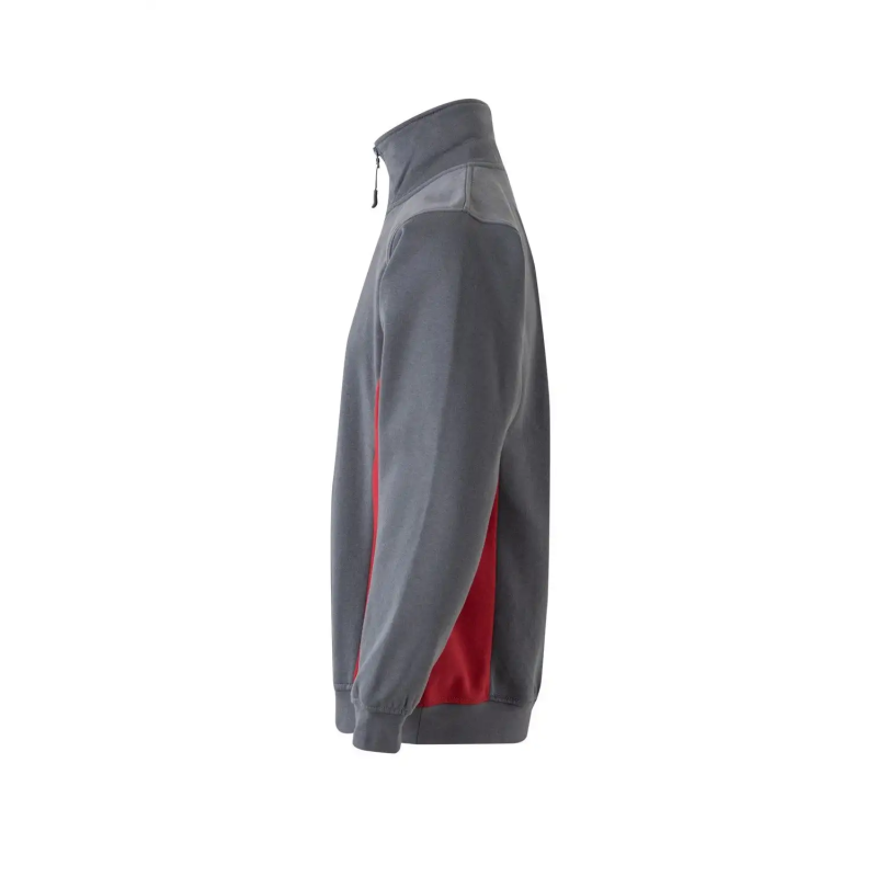 SUDADERA BICOLOR MEDIA CREMALLERA INDUSTRIA