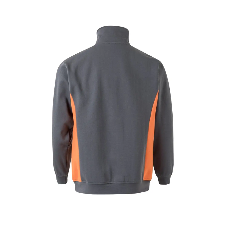 SUDADERA BICOLOR MEDIA CREMALLERA INDUSTRIA