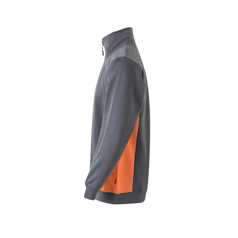 SUDADERA BICOLOR MEDIA CREMALLERA INDUSTRIA