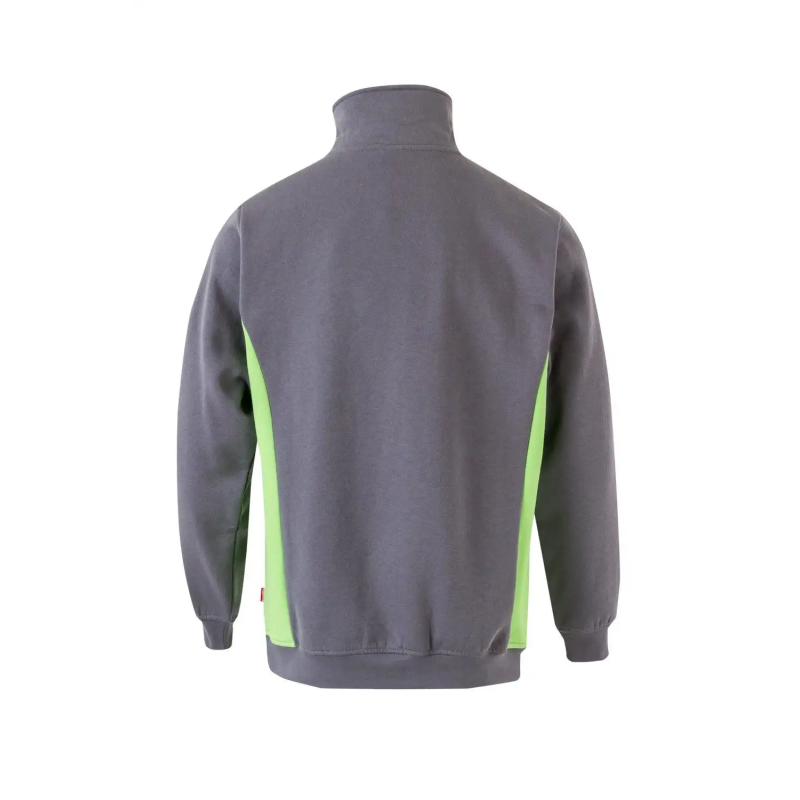 SUDADERA BICOLOR MEDIA CREMALLERA INDUSTRIA
