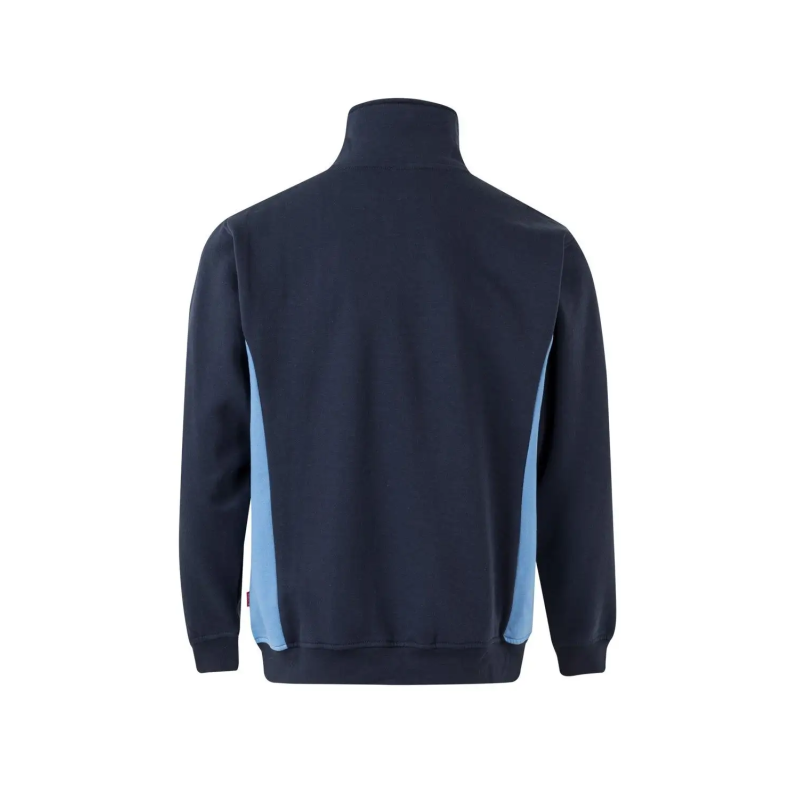 SUDADERA BICOLOR MEDIA CREMALLERA INDUSTRIA
