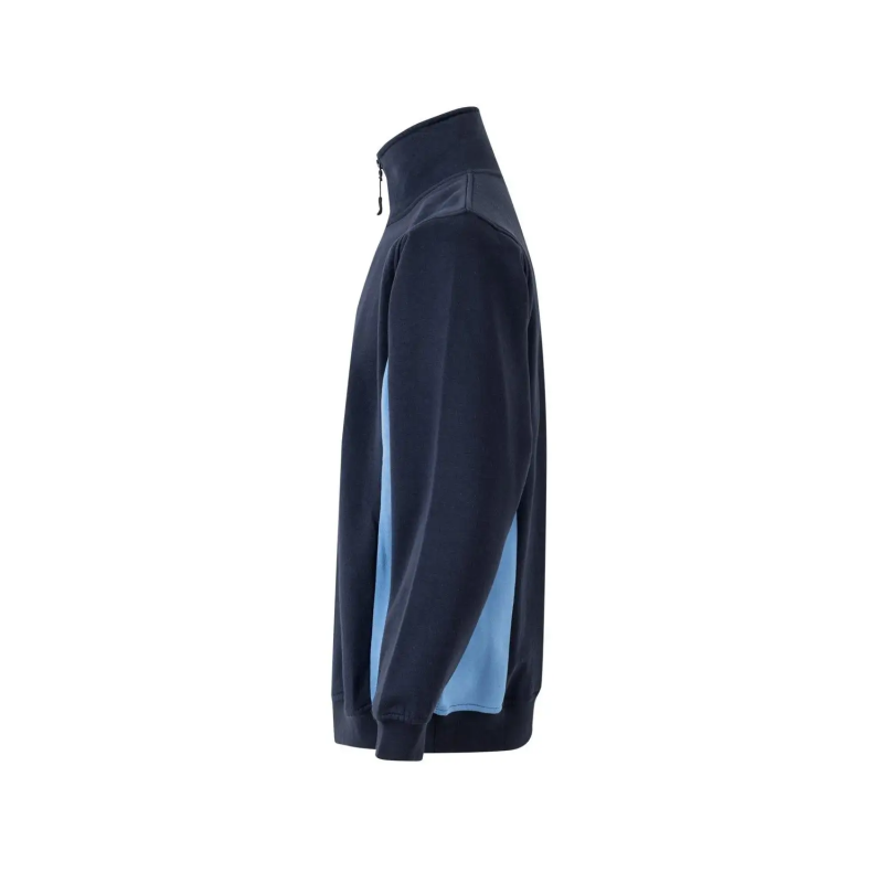 SUDADERA BICOLOR MEDIA CREMALLERA INDUSTRIA
