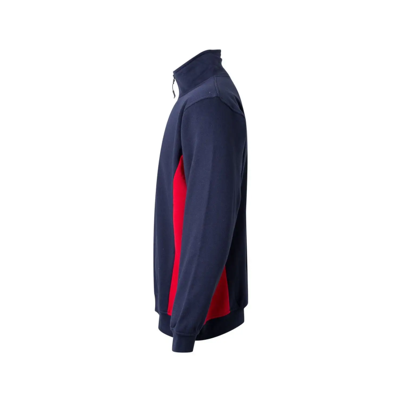 SUDADERA BICOLOR MEDIA CREMALLERA INDUSTRIA
