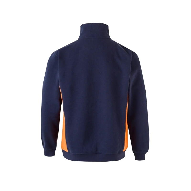 SUDADERA BICOLOR MEDIA CREMALLERA INDUSTRIA
