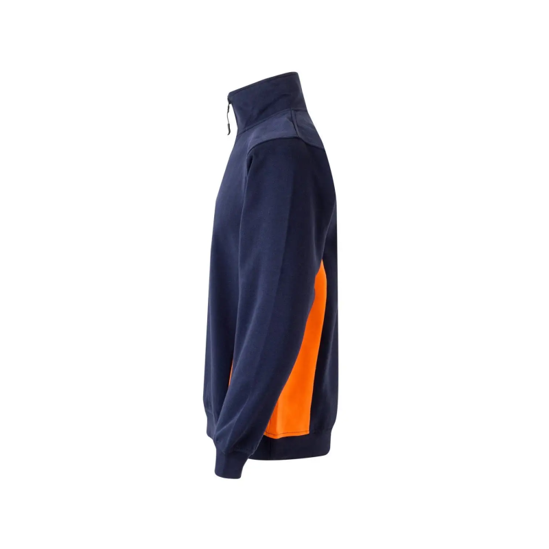 SUDADERA BICOLOR MEDIA CREMALLERA INDUSTRIA