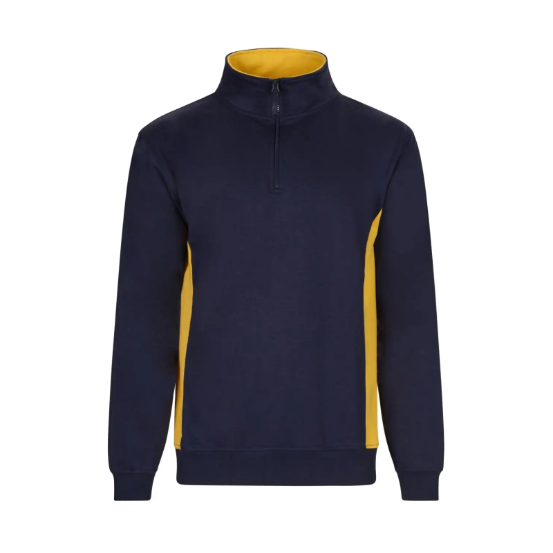 SUDADERA BICOLOR MEDIA CREMALLERA INDUSTRIA