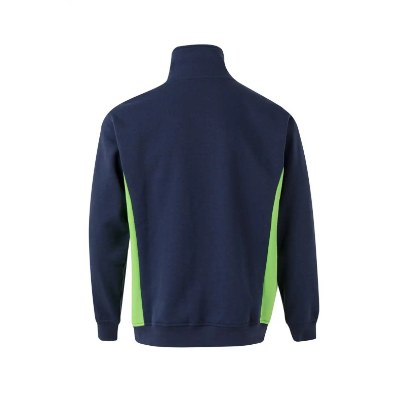 SUDADERA BICOLOR MEDIA CREMALLERA INDUSTRIA