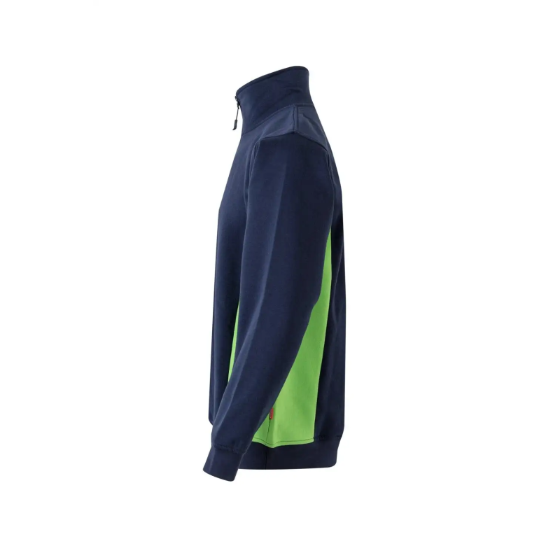 SUDADERA BICOLOR MEDIA CREMALLERA INDUSTRIA