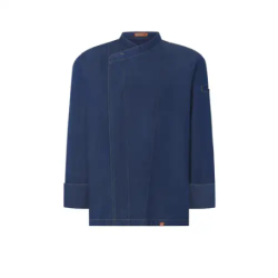 ⭐ CHAQUETA COCINA COOLMAX MANGA LARGA | Azules de Vergara