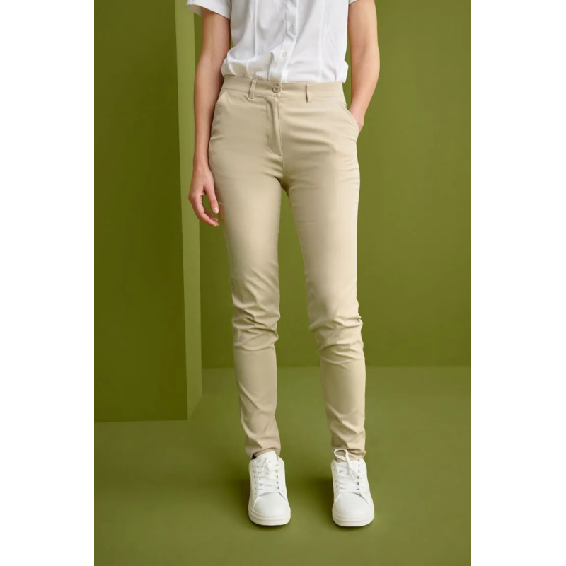 PANTALON CHINO MUJER SLIM FIT RESISTETE LEJIA