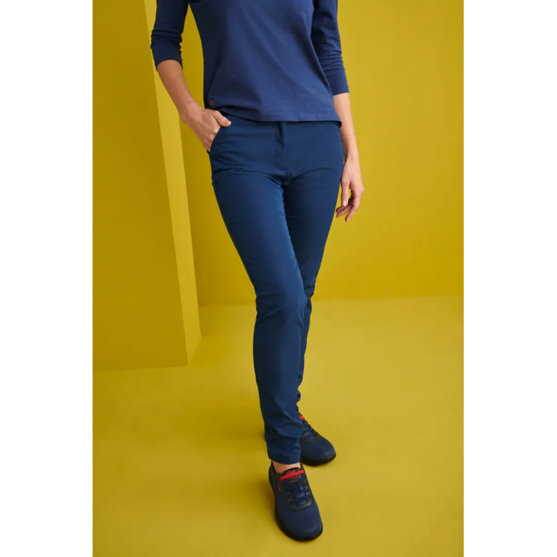 PANTALON CHINO MUJER SLIM FIT RESISTETE LEJIA