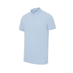 ⭐ POLO MANGA CORTA CUELLO MAO SALA | Azules de Vergara