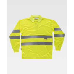 ⭐ POLO MANGA LARGA ALTA VISIBILIDAD CLASE 2 | Azules de Vergara