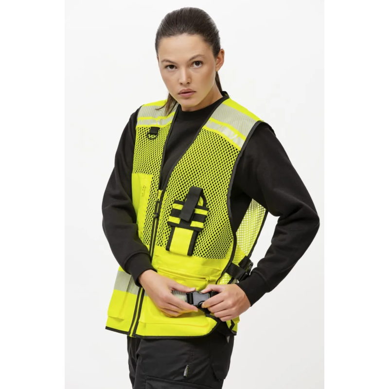 CHALECO ALTAVISIBILIDAD REJILLA AJUSTE LATERAL
