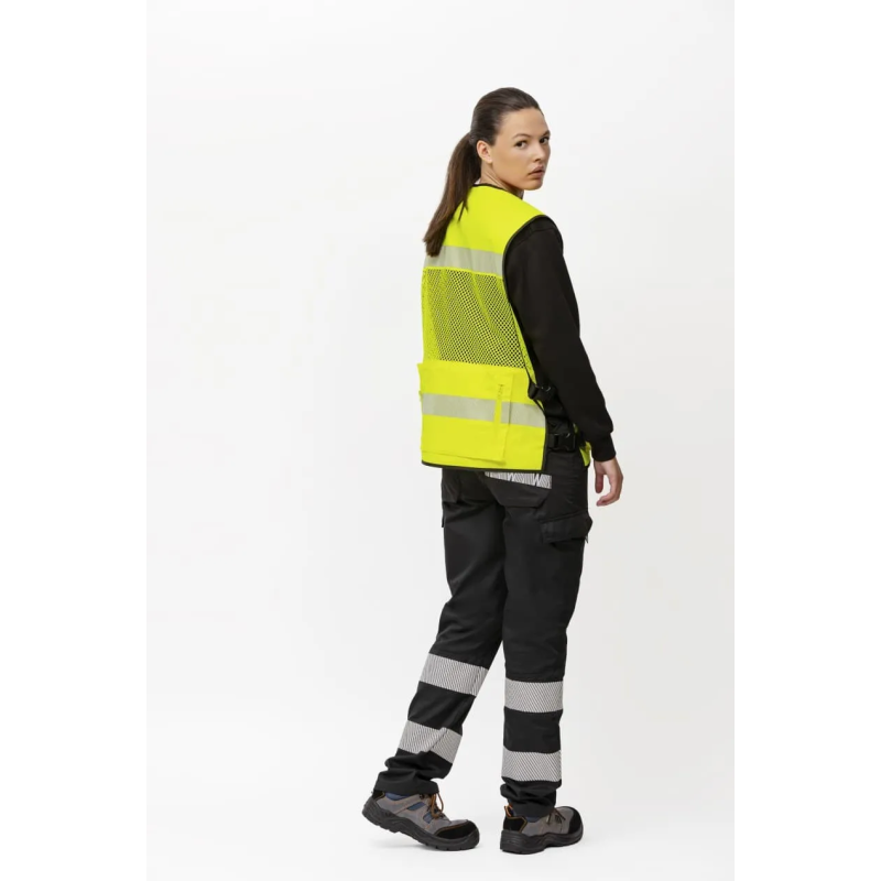 CHALECO ALTAVISIBILIDAD REJILLA AJUSTE LATERAL