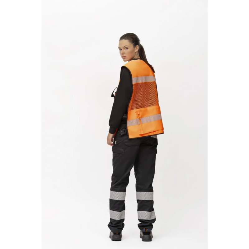 CHALECO ALTAVISIBILIDAD REJILLA AJUSTE LATERAL