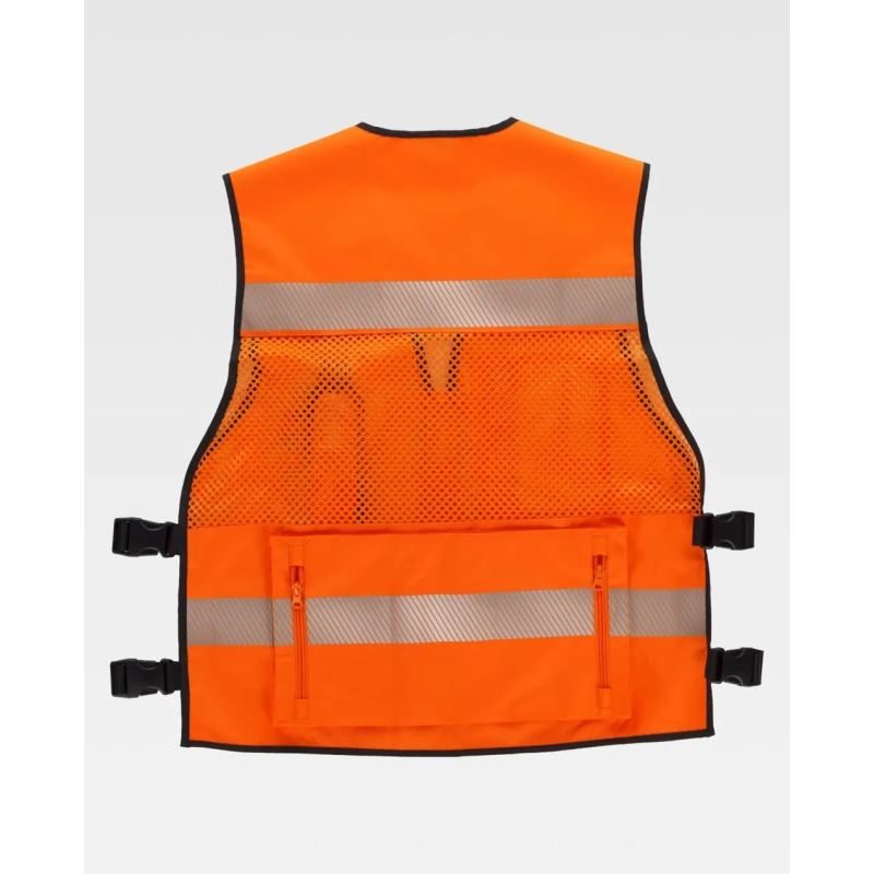 CHALECO ALTAVISIBILIDAD REJILLA AJUSTE LATERAL