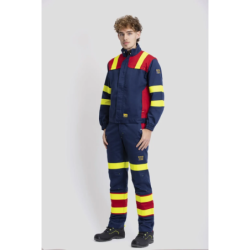 ⭐ PANTALÓN IGNÍFUGO COMBINADO | Azules de Vergara