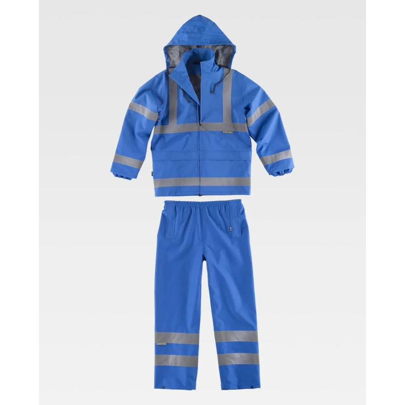 TRAJE IMPERMEABLE CON REFLECTANTES