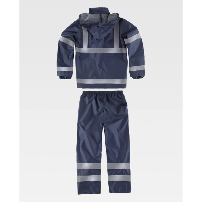 TRAJE IMPERMEABLE CON REFLECTANTES