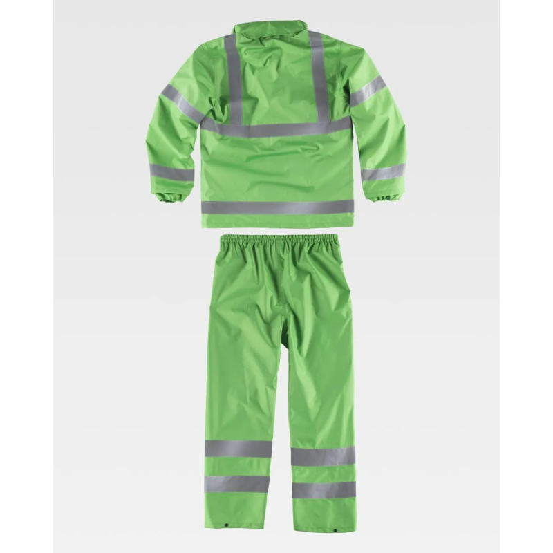 TRAJE IMPERMEABLE CON REFLECTANTES