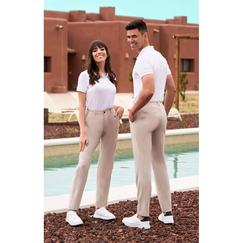 PANTALÓN CHINO UNISEX CINTURILLA GOMA HOSTELERÍA