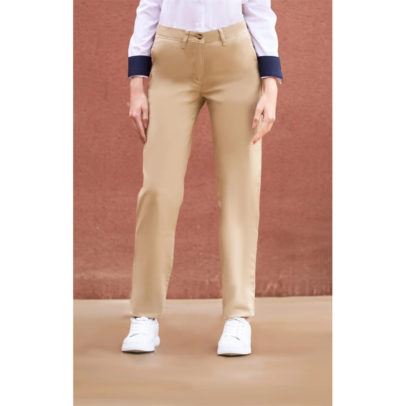 PANTALÓN CHINO MUJER STRETCH COMERCIO