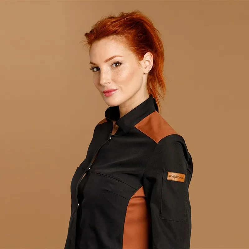 CHAQUETILLA MUJER MICROFIBRA BICOLOR