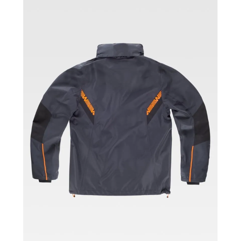 CHAQUETA IMPERMEABLE TRANSPIRABLE CON CAPUCHA