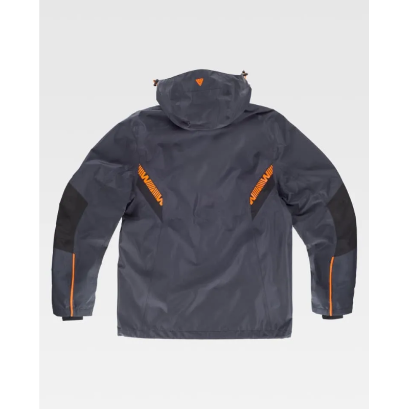 CHAQUETA IMPERMEABLE TRANSPIRABLE CON CAPUCHA