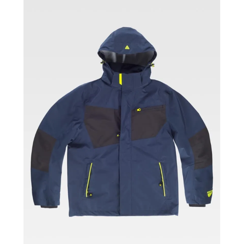 CHAQUETA IMPERMEABLE TRANSPIRABLE CON CAPUCHA