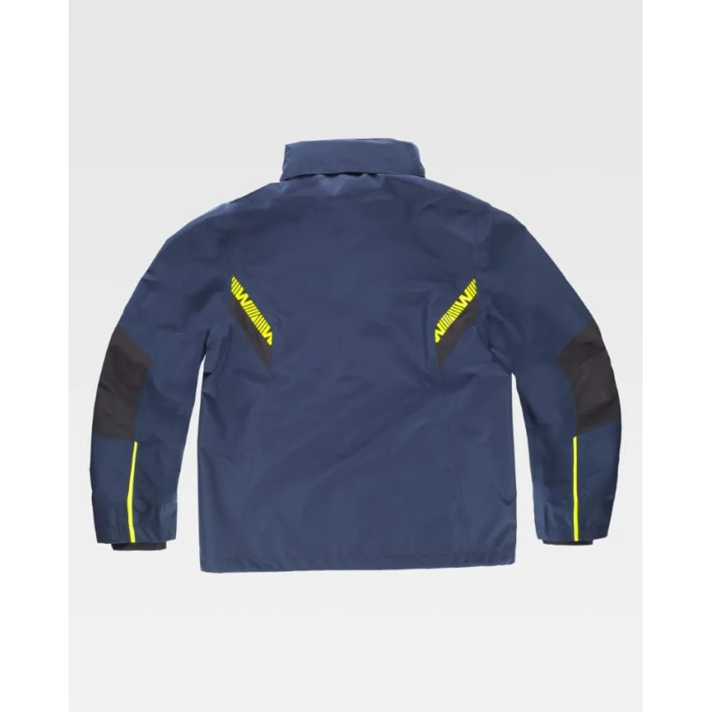 CHAQUETA IMPERMEABLE TRANSPIRABLE CON CAPUCHA