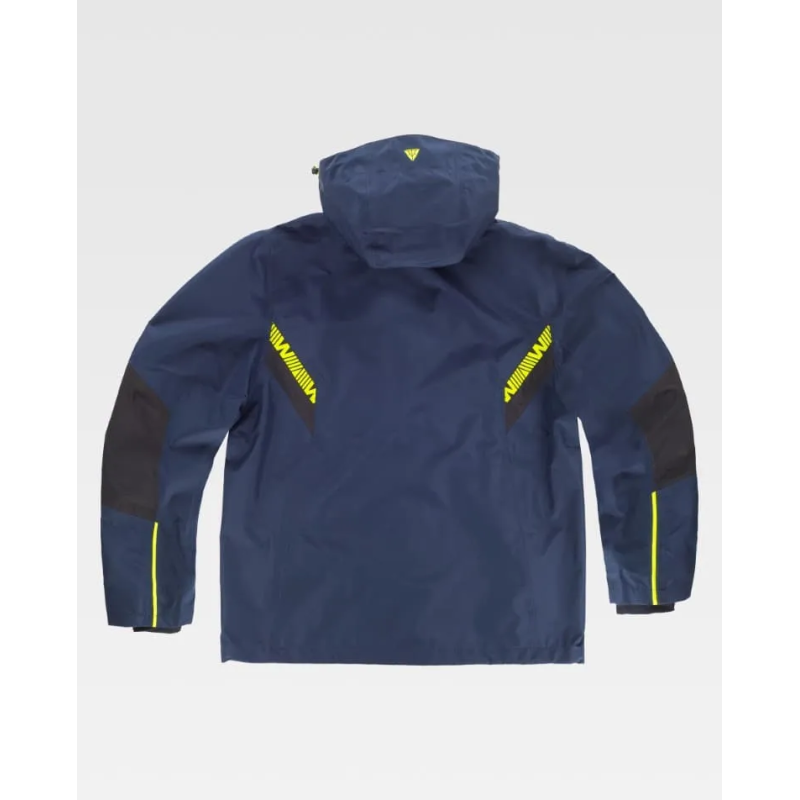 CHAQUETA IMPERMEABLE TRANSPIRABLE CON CAPUCHA