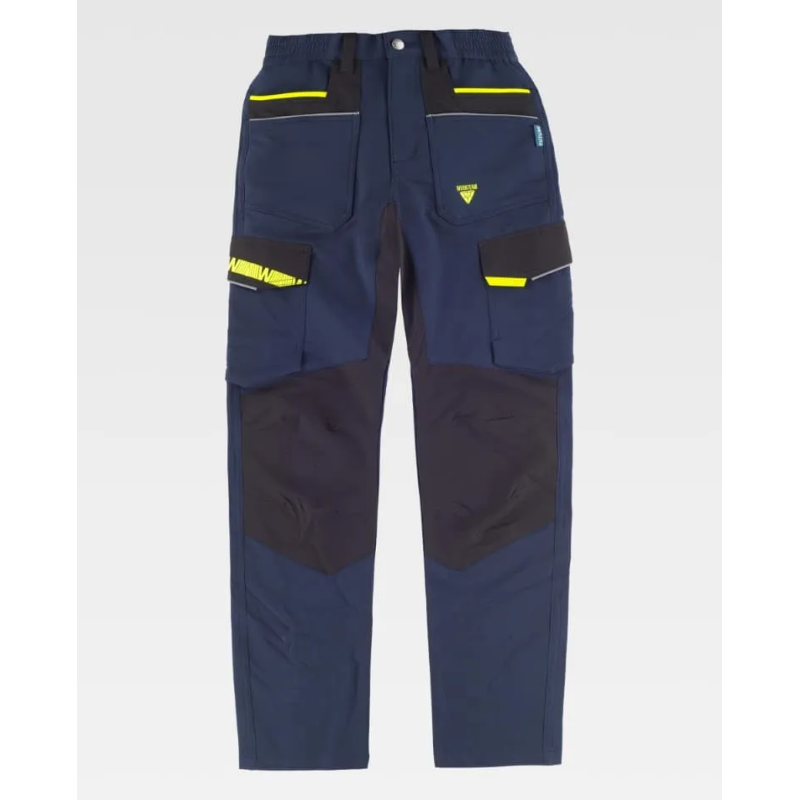 PANTALON MULTIBOLSILLOS CON VIVOS ELÁSTICO