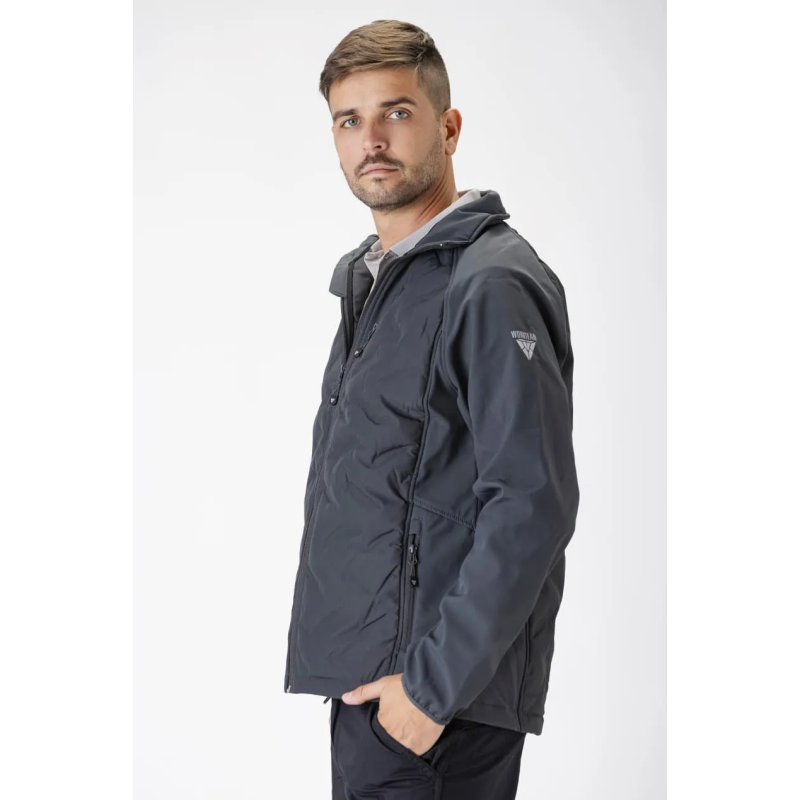 CHAQUETA WORKSHELL ELÁSTICA ACOLCHADA