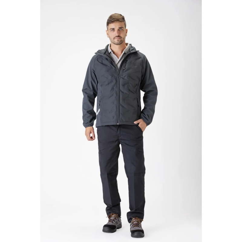 CHAQUETA WORKSHELL ELÁSTICA ACOLCHADA