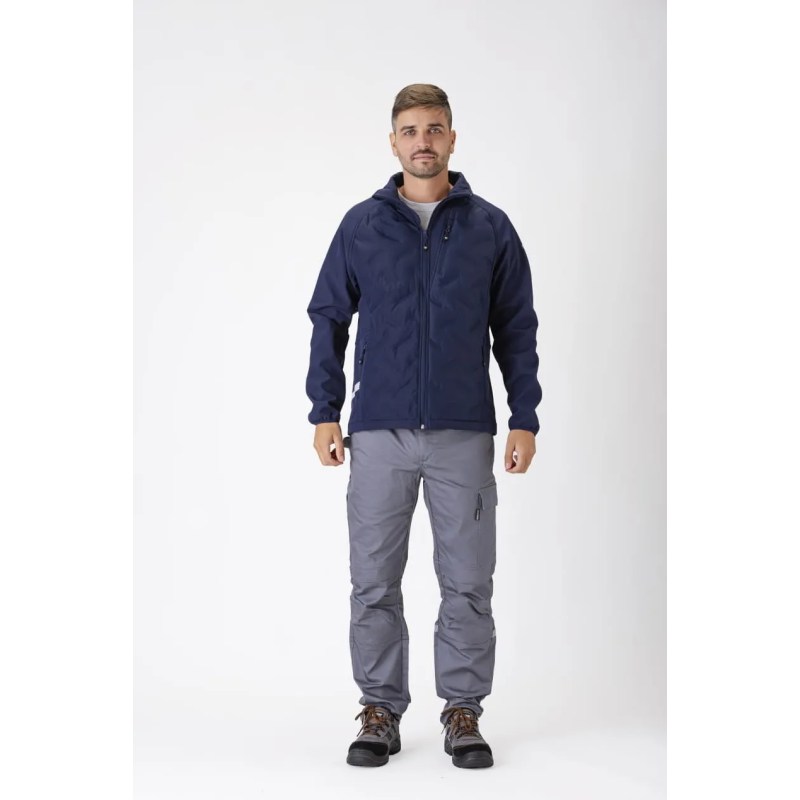 CHAQUETA WORKSHELL ELÁSTICA ACOLCHADA