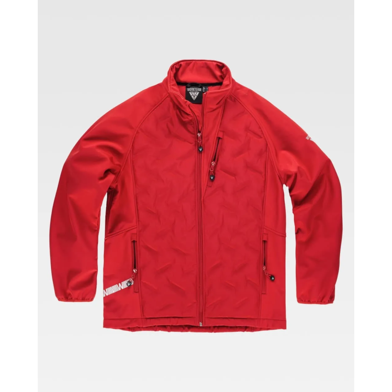 CHAQUETA WORKSHELL ELÁSTICA ACOLCHADA