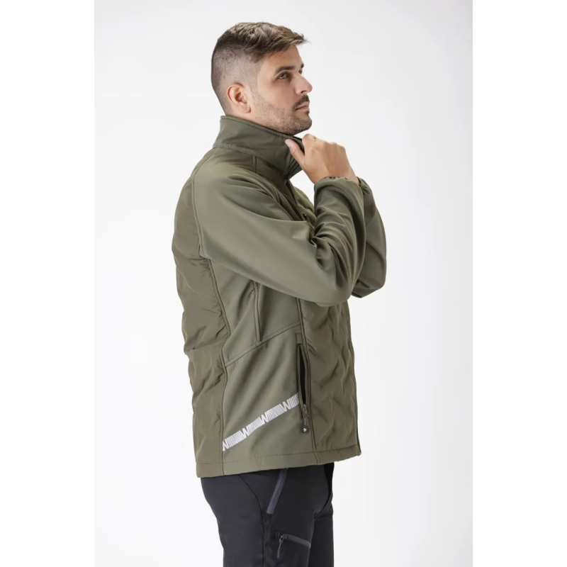 CHAQUETA WORKSHELL ELÁSTICA ACOLCHADA