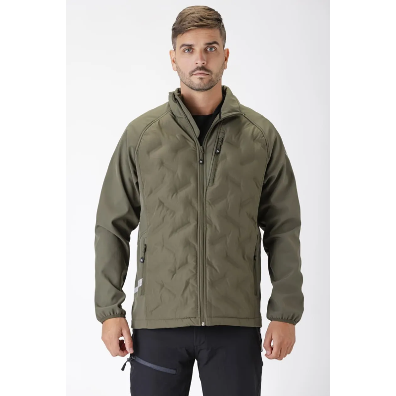 CHAQUETA WORKSHELL ELÁSTICA ACOLCHADA
