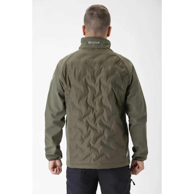 CHAQUETA WORKSHELL ELÁSTICA ACOLCHADA