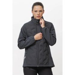 ⭐ CHAQUETA WORKSHELL ELÁSTICA ACOLCHADA MUJER | Azules de Vergara