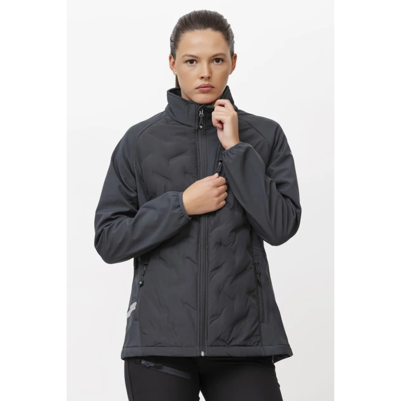 CHAQUETA WORKSHELL ELÁSTICA ACOLCHADA MUJER