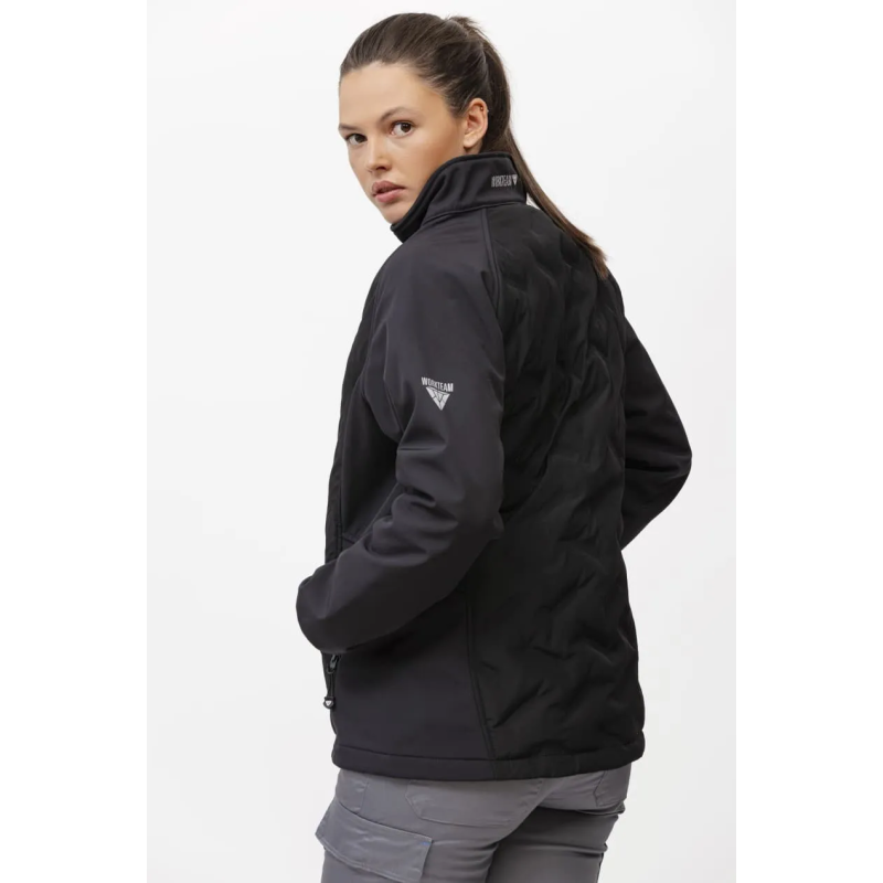 CHAQUETA WORKSHELL ELÁSTICA ACOLCHADA MUJER