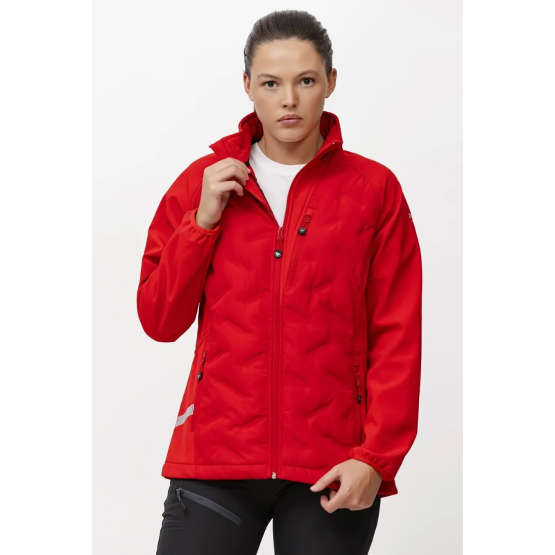 CHAQUETA WORKSHELL ELÁSTICA ACOLCHADA MUJER